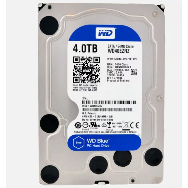 Western Digital Blue 4TB WD40EZRZ 64MB SATA III 5400 RPM 3,5 Pouces