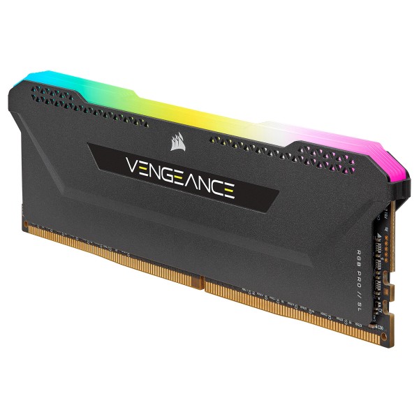 Corsair Vengeance RGB PRO SL Series 32 Go (2 x 16 Go) DDR4 3600 MHz CL18 - Noir